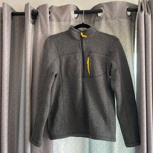 Boys Large The North Face half zip fleece